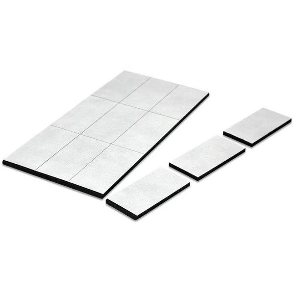 0 Magnet Disc and Tape Strip, FerriteRubber Polymer, 3 in L, 2 in W, 006 in H, Magnet Source, Mfr#: 7010